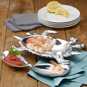 Sea Life 12.77 in. x 12.5 in. Crab Serving Dish