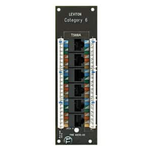 Commercial Electric 12-Port Category 5e Mini Patch Panel with 89D Mounting  Bracket 5112 - The Home Depot
