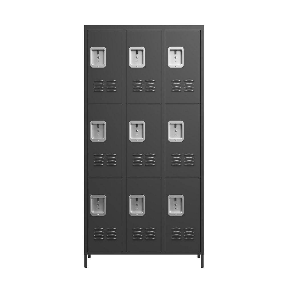 35.43 in. W x 71.97 in. H x 15.75 in. D 9 Door Metal Lockers With Lock for Home Garage, Freestanding Storage Cabinet price history on PriceWatchPro