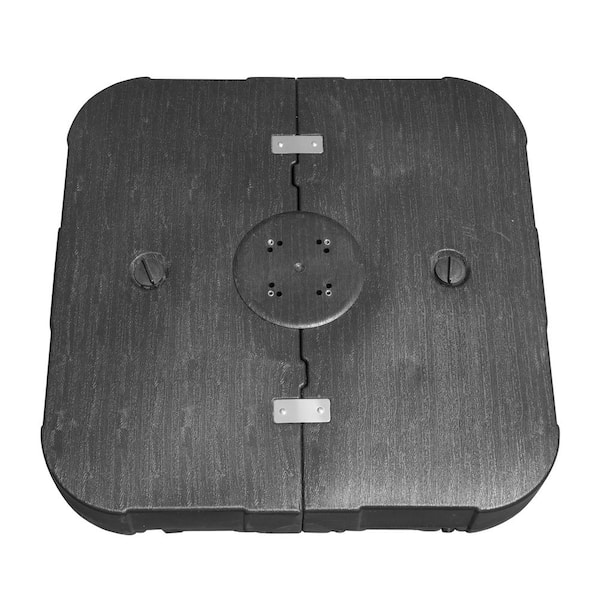 domi outdoor living 330 lb. Plastic Patio Umbrella Base with Wheels in Black