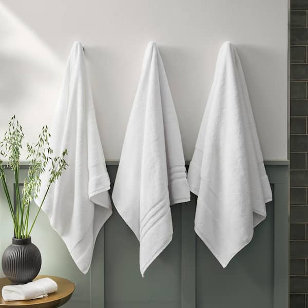 Home Decorators Collection Turkish Cotton Ultra Soft White Hand Towel  NHV-8-0615WH - The Home Depot