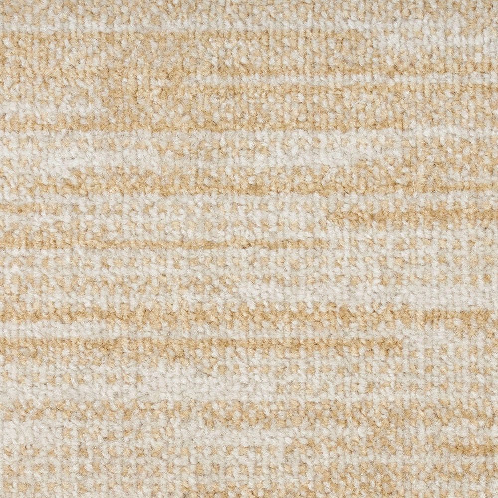 Ivory Gold 8' x 10' Synthetic Easy Care Rectangular Rug