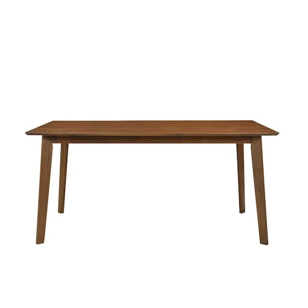 Solid wood mid century dining 2024 table