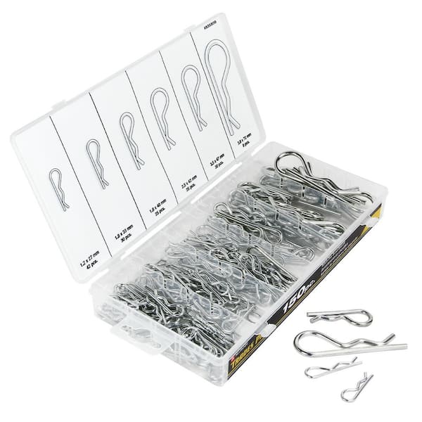 TradesPro 150 Piece Hitch Pin Assortment with Storage