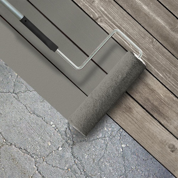5 gal. Home Decorators Collection #HDC-NT-23 Wet Cement Low-Lustre Enamel Interior/Exterior Porch and Patio Floor Paint