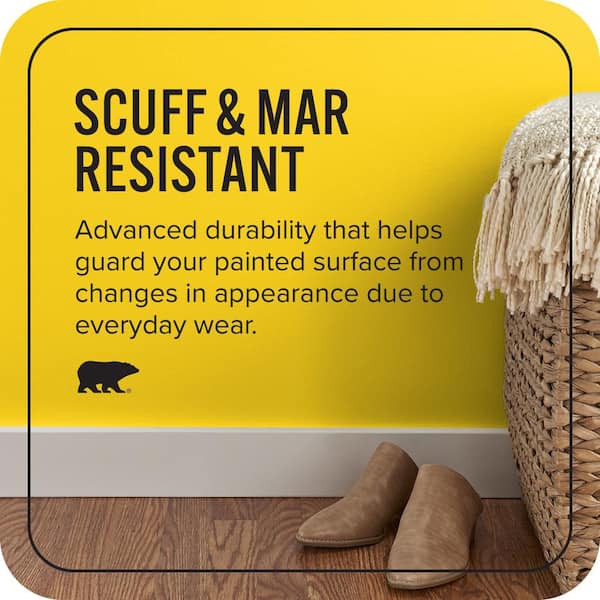 BEHR DYNASTY 1 gal. #S-G-390 Lemon Zest Satin Enamel Interior