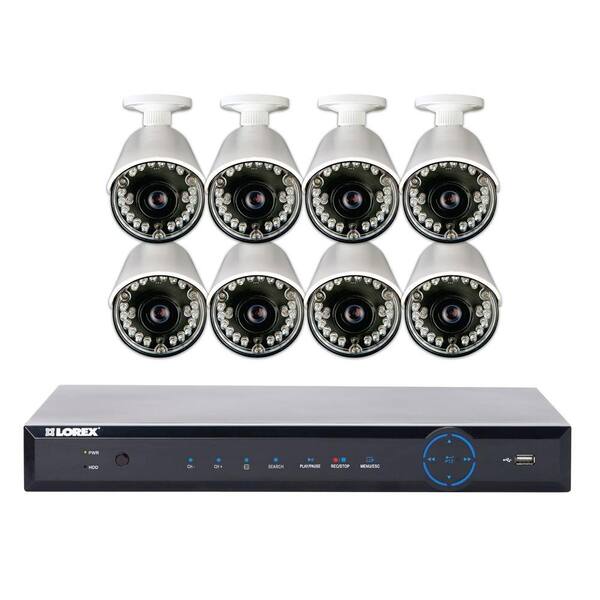 Lorex 16-Channel 960H Surveillance System with 2 TB HDD and (8) 700 TVL Cameras