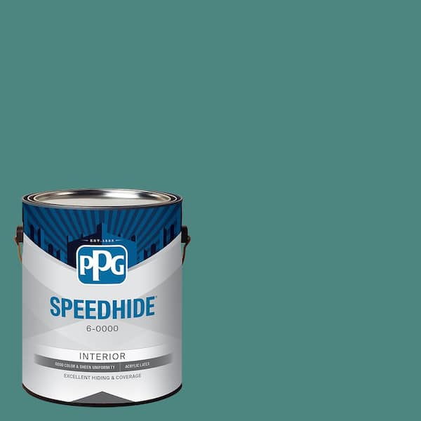 SPEEDHIDE 1 gal. PPG1142-6 Jericho Jade Semi-Gloss Interior Paint