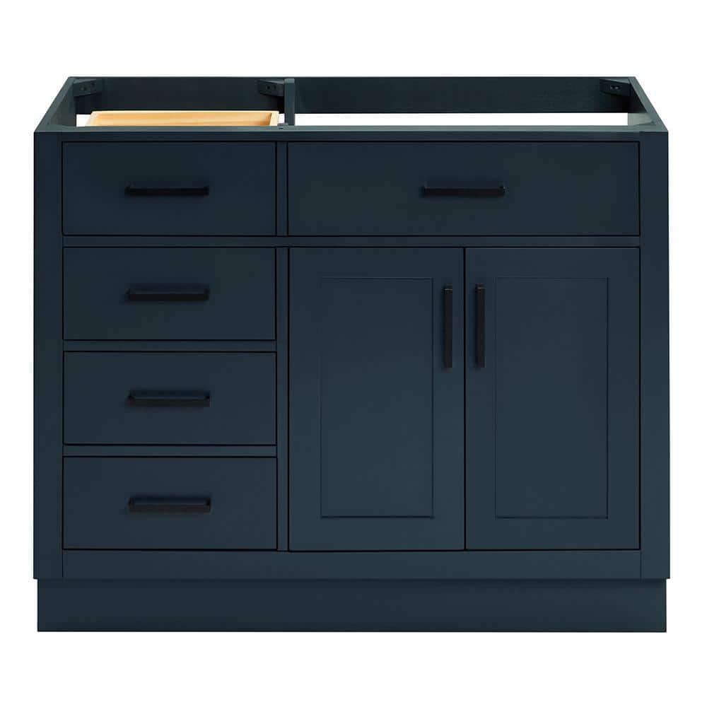 Hepburn 42 in. W x 21.5 in. D x 34.5 in. H Bath Vanity Cabinet without Top in Midnight Blue price history on PriceWatchPro