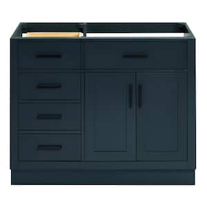 Hepburn 42 in. W x 21.5 in. D x 34.5 in. H Bath Vanity Cabinet without Top in Midnight Blue