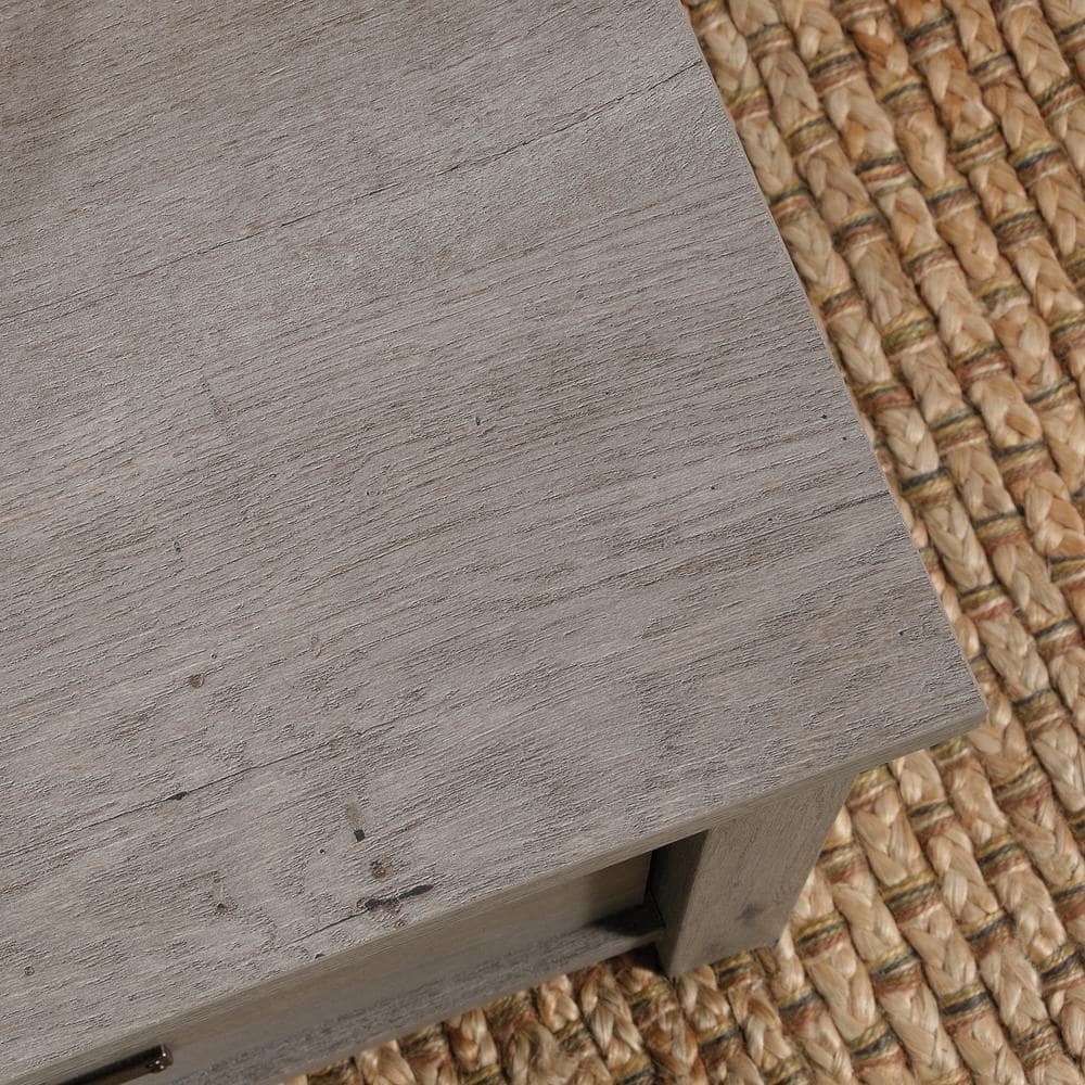 Mystic Oak Square Storage Coffee Table with Drawers