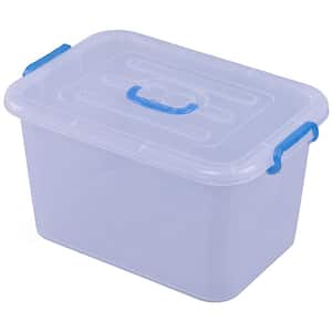5.36 Gal. Large Clear Storage Container With Lid and Handles