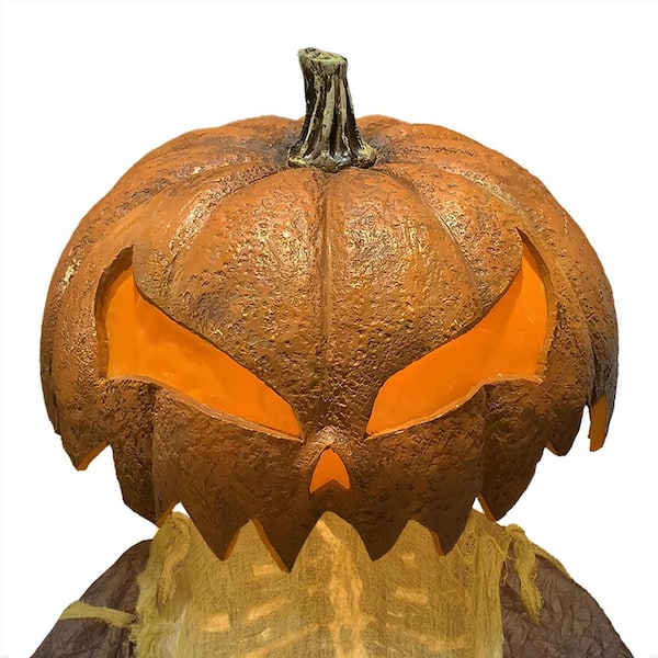 Haunted Hill Farm - 9 ft. Pumpkin Sentinel by Tekky, Premium Halloween Animatronic