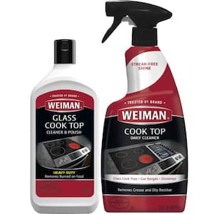 20 oz. Glass Cook Top Cleaner and Polish and 22 oz. Stovetop Cleaner for Daily Use Spray