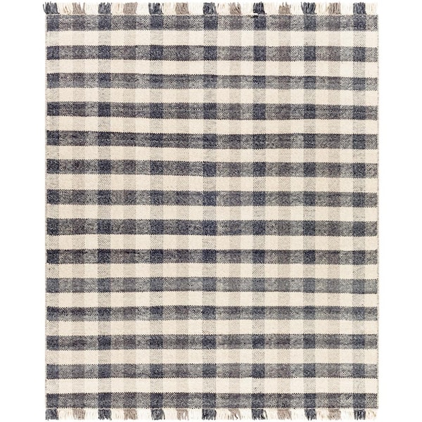 Livabliss Reliance Tan/Black Cottage 8 ft. x 10 ft. Indoor Area Rug