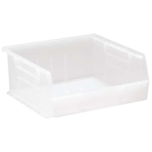 QUANTUM STORAGE SYSTEMS Ultra Series 2.11 qt. Stack and Hang Bin in Clear (8-Pack)
