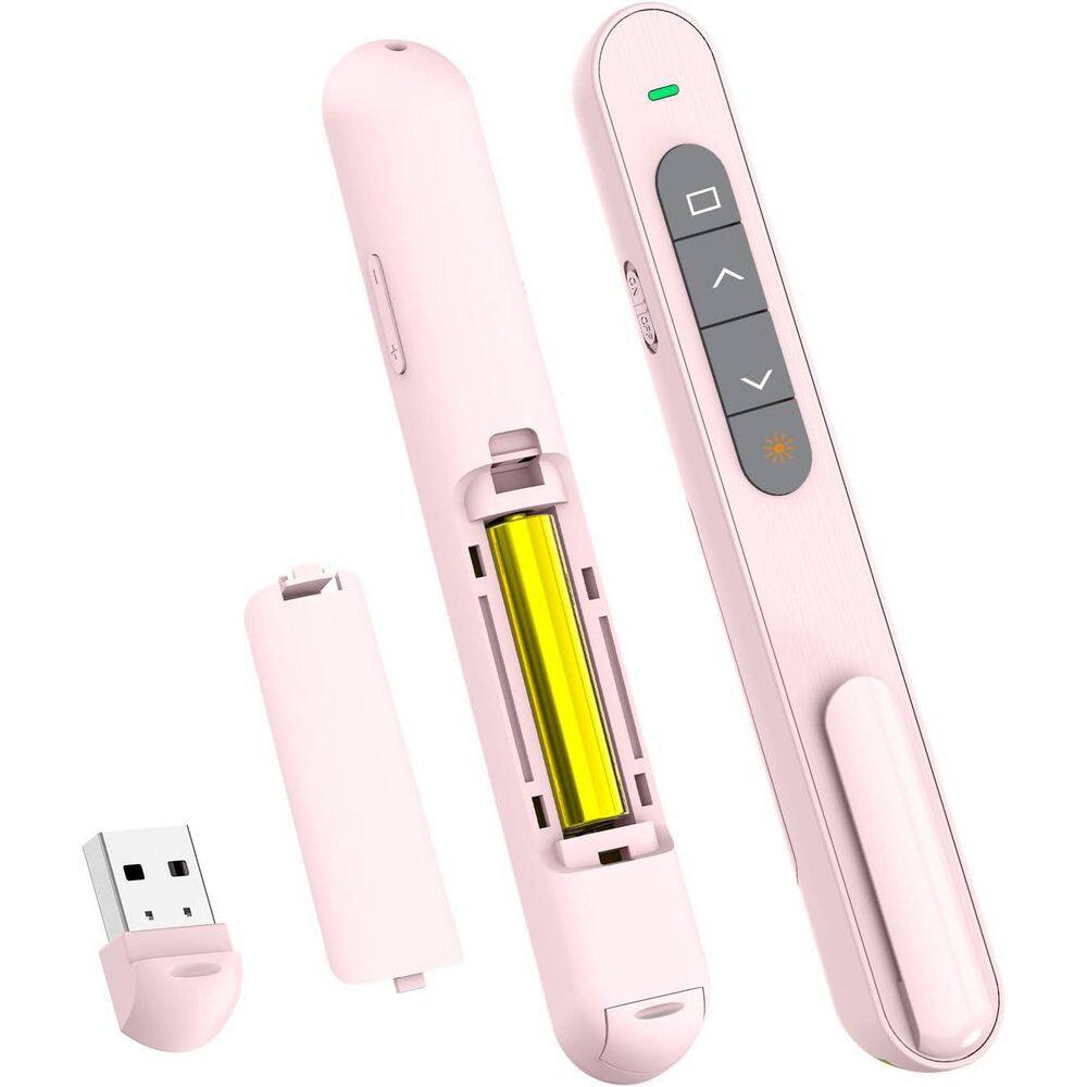 Wireless Presentation Clicker Screen with Hyperlink Volume Control RF 2.4GHz USB Remote for Mac PC Laptop Keynote price history on PriceWatchPro