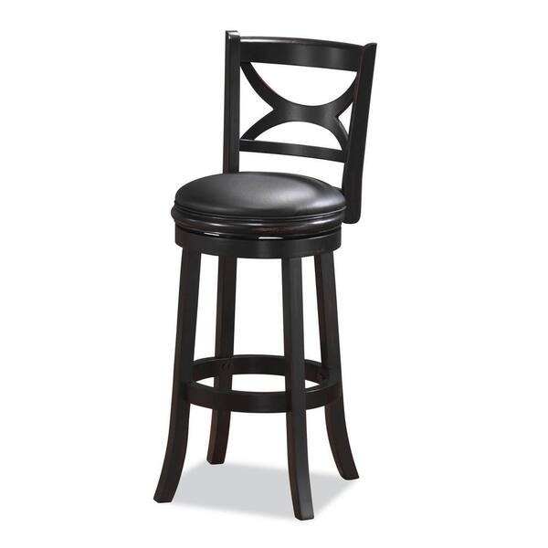 Distressed White Boraam Florence 29 in Swivel Bar Stool 