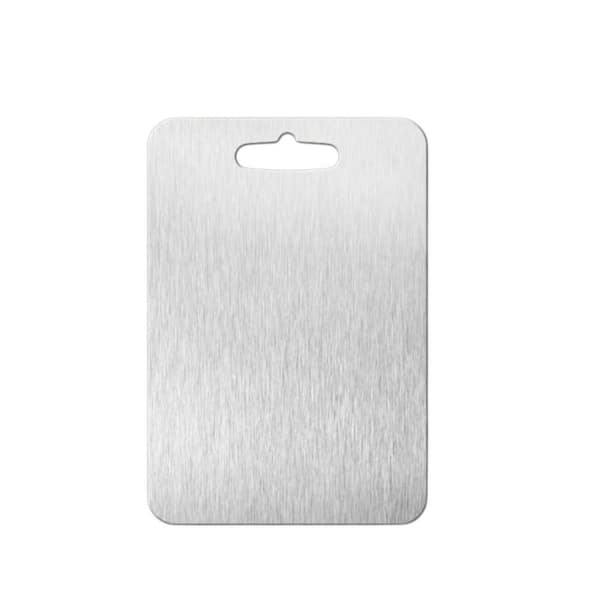 12 in. L x 9 in. W 100% Pure Titanium Cutting Board, Rectangular, Medical-Grade, Durable, Scratch-Resistant, Granite