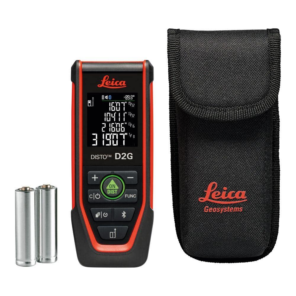 Leica Disto D2G 390 ft. Laser Distance Meter D2G - The Home Depot