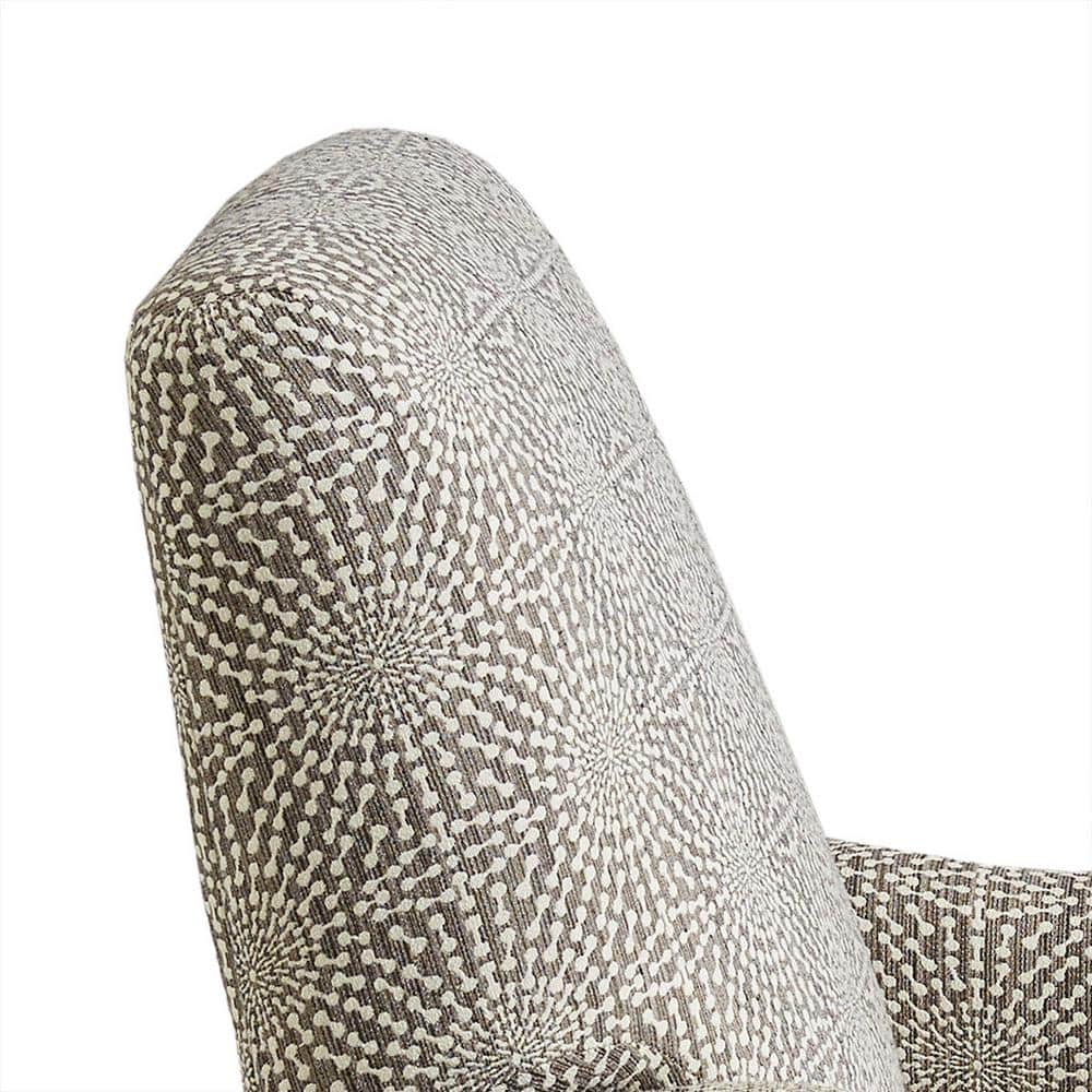 Thayer Transitional Beige Push Back Recliner with Solid Wood Legs