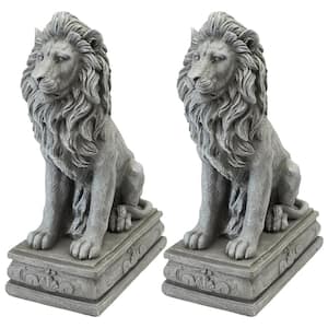 Fouquet Royal Palace Sentinel Lion Statue Set (2-Piece)