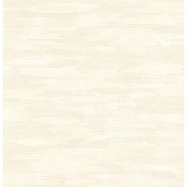 Seabrook Designs 60.75 sq. ft. Parchment McKean Stria Wash Paper Unpasted Wallpaper Roll