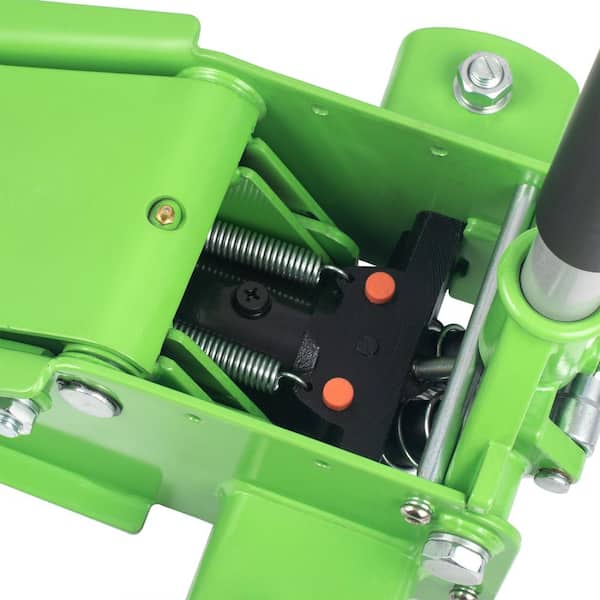 Husky 3-Ton Green Low Profile Floor Jack with Quick Lift HD00120