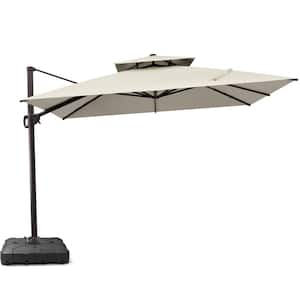 11 foot rectangular solar aluminum patio umbrella TheLAShop 10ft with Lights This 9x11 ft solar 11' Designer Umbrella - Astoria