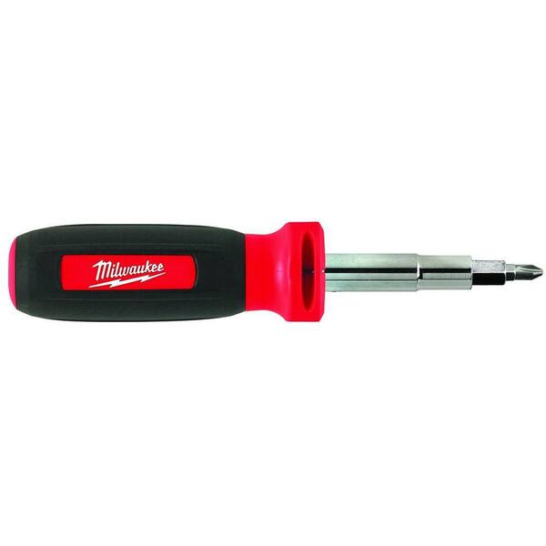 Milwaukee - 11-in-1 Multi-Tip Screwdriver with Square Drive Bits (2-Pack)