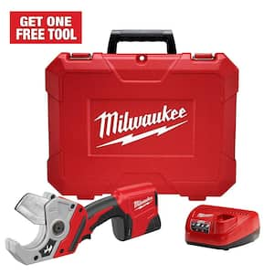 M12 12V Lithium-Ion Cordless PVC Shear Kit with One 1.5 Ah Battery, Charger and Hard Case