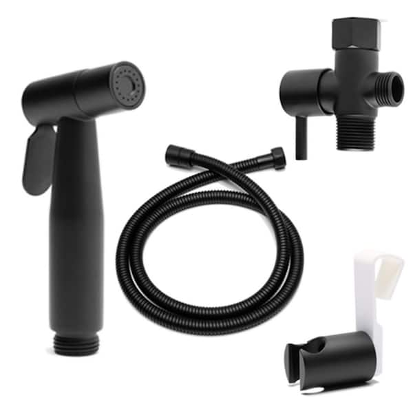 Brondell Cleanspa Luxury Stainless Steel Non Electric Handheld Bidet Attachment In Matte Black 