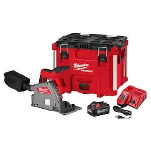 M18 FUEL 18-Volt Lithium-Ion Brushless Cordless 6-1/2 in. Plunge Track Saw PACKOUT Kit with One 6.0 Ah Battery