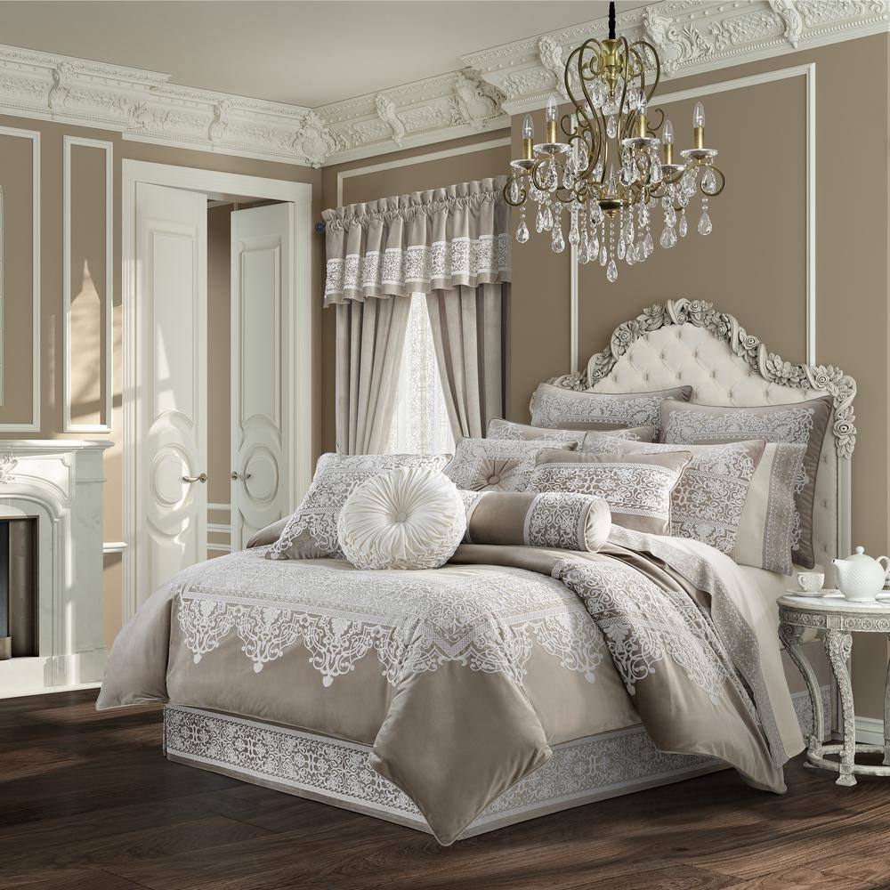 Othello Linen Polyester Queen 4Pc. Comforter Set 2716003QCS - The Home ...