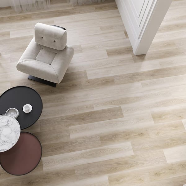 Lavish Daintree 12 mil x 7 in. W x 48 in. L Glue Down Waterproof Luxury Vinyl Plank Flooring 46.69 sq. ft./case