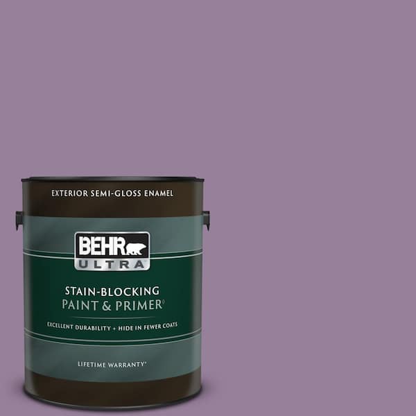 BEHR ULTRA 1 gal. #670D-6 Mixed Berries Semi-Gloss Enamel Exterior Paint & Primer