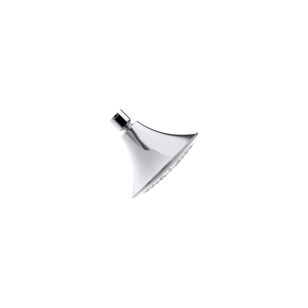 Polished Chrome Single-Function Rain Showerhead