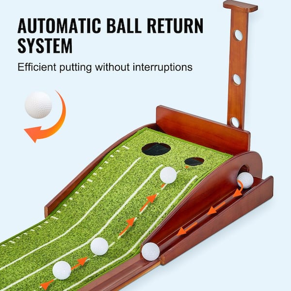 VEVOR Golf Putting Mat, 2 Hole Indoor Golf Putting Green