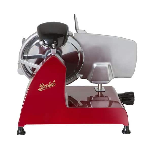 Berkel Red Line 250-Electric Food Slicer, Red, 10 in. Blade, Adjustable Thickness, Kitchen Appliance for Home Use