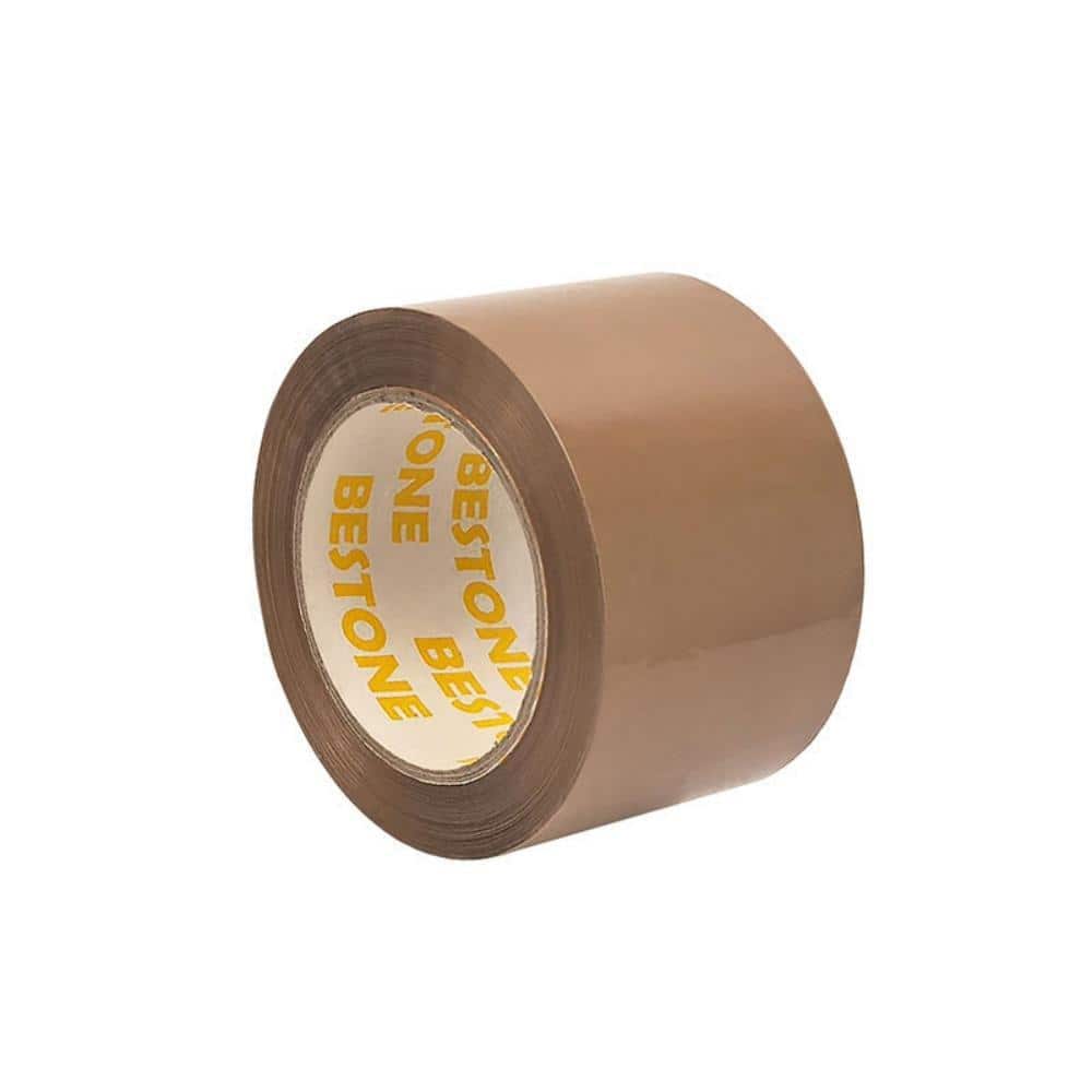 WRIGHTMASTER 3 in. Wide x 110 ft. Durable Brown Sealing Tape for