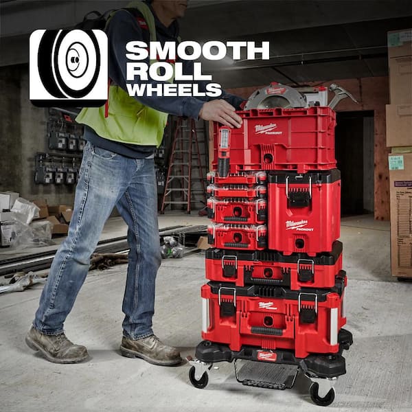 Milwaukee PACKOUT Dolly 24 in. x 18 in. Black Multi-Purpose