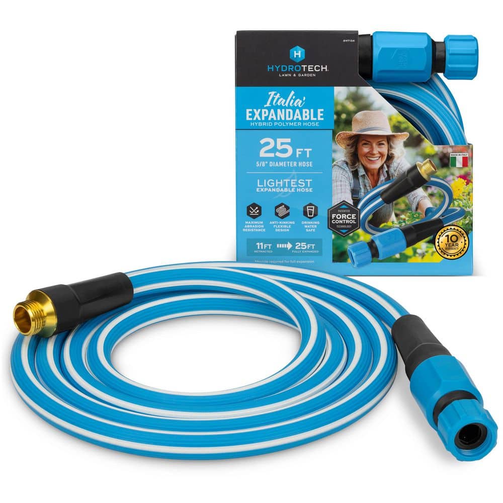 5/8 in. dia. x 25 ft. Blue Italia Hybrid Polymer Expandable Garden Hose with Patented Force Control Technology price history on PriceWatchPro