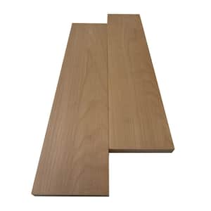 1 in. x 6 in. x 8 ft. European Beech S4S Hardwood Board (2-Pack)