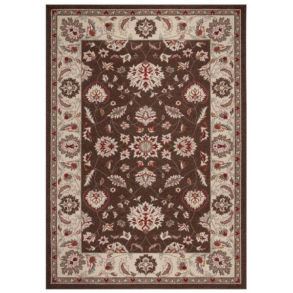 Concord Global Trading Chester Oushak Brown 7 ft. x 9 ft. Area Rug
