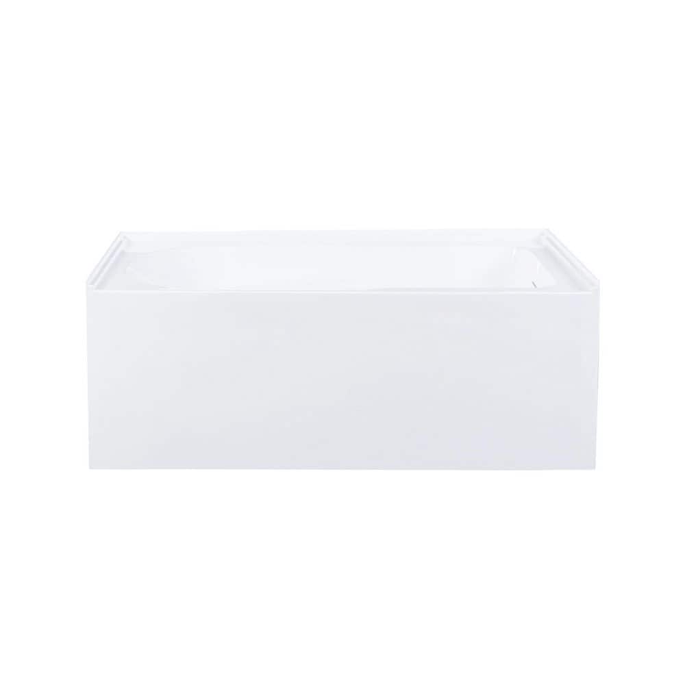 Voltaire 54 x 30 Skirted Right Drain Soaking Apron Bathtub in Glossy White with Integrated Overflow, Armrest, and Drain price history on PriceWatchPro