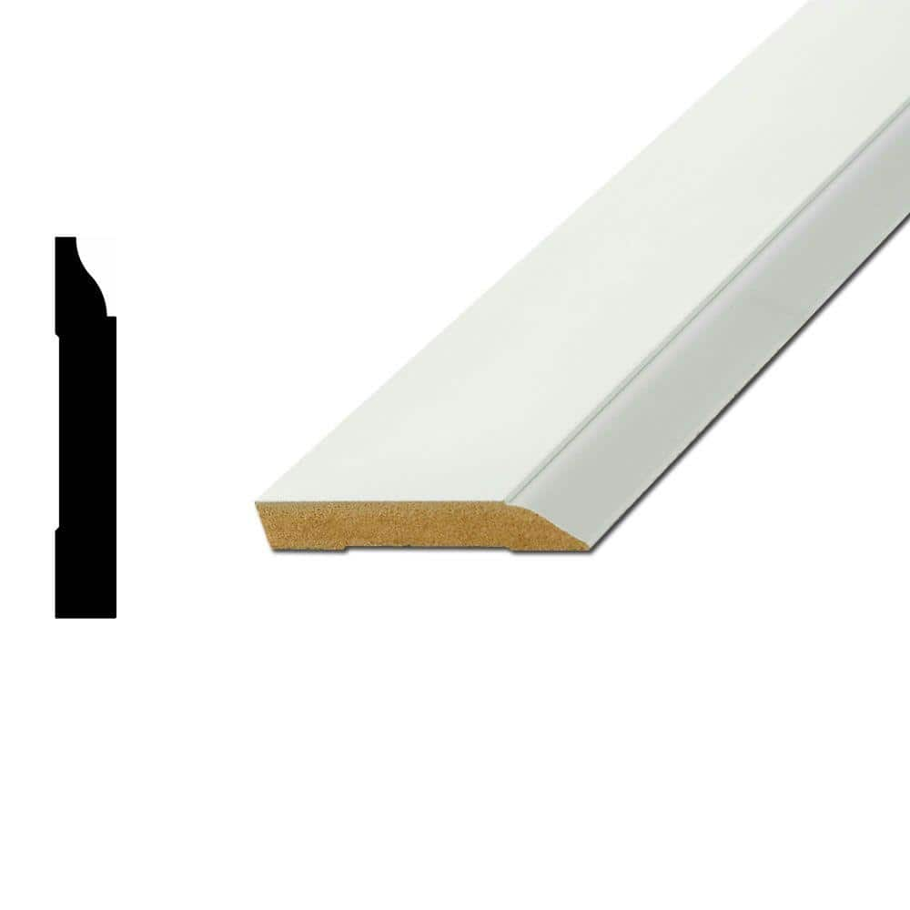 American Wood Moulding WM 634 7/16 In. X 3 In. Primed Medium Density ...