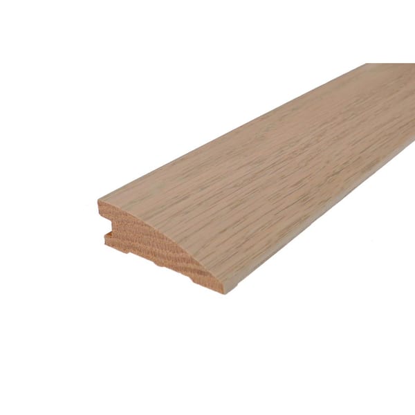 Reducer Oak Brown 75 in. T x 2 in. W. x 78 in. L Flush Unfinished Hardwood Trim