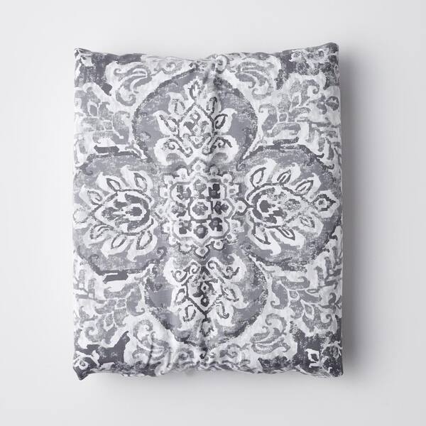 The Company Store Artisan Medallion Multicolored Geometric 300-Thread Count Wrinkle-Free Sateen Twin Fitted Sheet