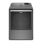 8.8 cu. ft. 240-Volt Smart Capable Metallic Slate Electric Vented Dryer with Steam, ENERGY STAR