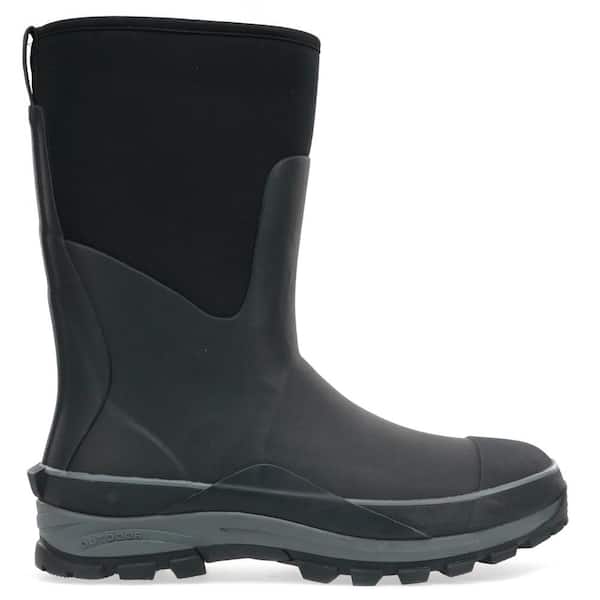 WESTERN CHIEF Men's Frontier Mid 10" Waterproof Neoprene Rubber Boots - Black Size 11